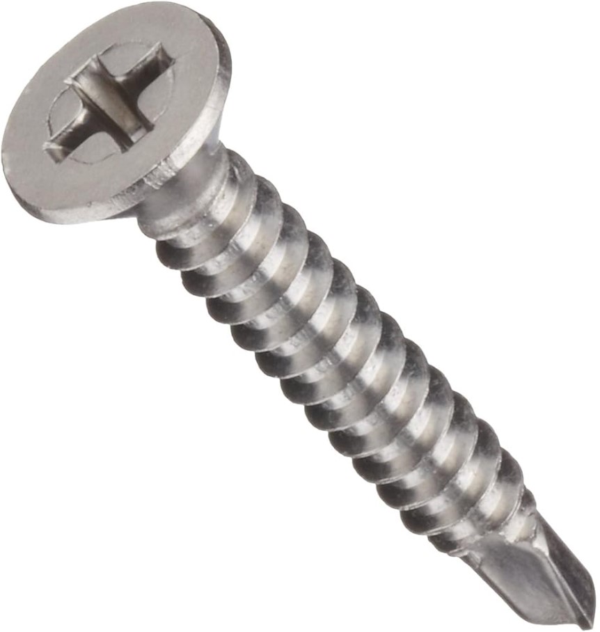 Sheet Metal Screws | Self-Tapping Thread Forming Fasteners for HVAC Ductwork Enclosures Automotive Panels Industrial Machinery Applications | Sharp Point Zinc Plated Corrosion Resistant